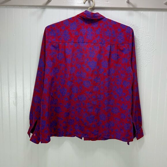 VINTAGE COUNTRY SOPHISTICATES by Pendleton long sleeve blouse - Picture 3 of 4